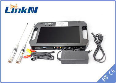 Receptor video portátil COFDM QPSK HDMI CVBS de la gama larga con 10&quot; 1 exhibiciones y batería
